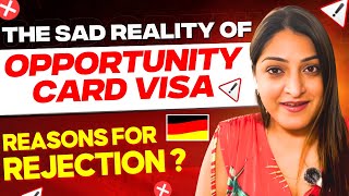 This is Why your Germany Opportunity Card Visa is getting Rejected  Germany Visa [upl. by Ydneh]