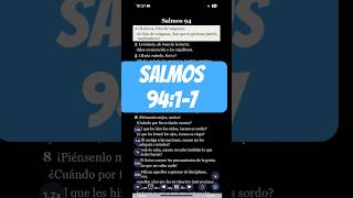 ✡️📖🔍LECTURA DE LA BIBLIA SALMOS 9417 parati video viral alabanza short fyp [upl. by Ahseem]