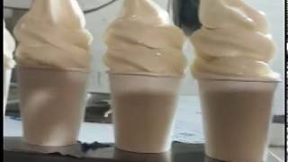 Test video of KS 5236 Soft ice cream machine with air pumps [upl. by Bolling]