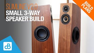 Building a High End Small 3Way Stereo Tower Speaker V20  by SoundBlab [upl. by Valry610]