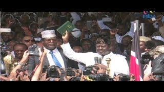 Raila Odinga sworn in as the people’s president in record time [upl. by Queen]