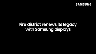 West Sayville Fire Department renews its legacy with Samsung displays [upl. by Deeanne]