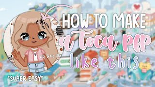 How To Make An AESTHETIC Toca Profile Picture  with voice  EASY  Itz Toca Alice [upl. by Lisab]