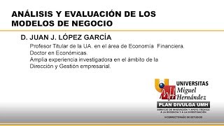 ANÁLISIS Y EVALUACIÓN DE LOS MODELOS DE NEGOCIO [upl. by Fidelis]