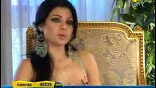 haifa Wehbe Melody interview Pt4 [upl. by Eizzik]