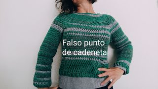 Falsos puntos de cadenetas con puntos altos trucos mariapiquillo crochet [upl. by Smalley958]