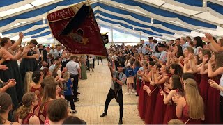 150 Jahre Feuerwehr Berching 2023  Fahneneinzug ins Festzelt [upl. by Anid]