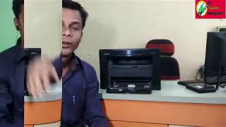 Canon MF3010 laser printer scanner copier reviewtoner change in hindi [upl. by Cynthy]