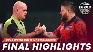 DARTING DESTINY  The Final Highlights  202223 Cazoo World Darts Championship [upl. by Lledyr]