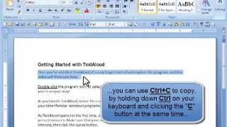 Getting Started with TextAloud 3 2011 [upl. by Amoakuh]