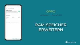 RAMSpeicher erweitern  Oppo Android 11  ColorOS 11 [upl. by Way]