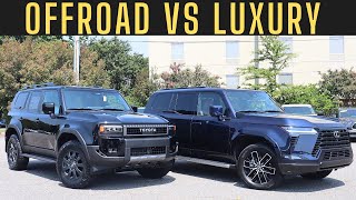 2024 Lexus GX550 VS 2024 Toyota Land Cruiser [upl. by Cyndia]