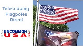 Telescoping Flagpoles  Uncommon USA Telescoping Flagpoles [upl. by Colb]