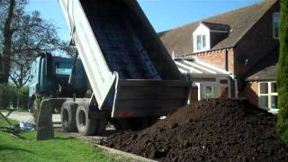 UNLOADING 10 TONS OF TOP SOIL [upl. by Glynn169]