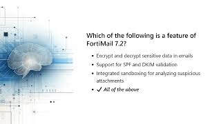 NSE6 FML 7 2 Fortinet NSE 6 FortiMail 7 2 Exam [upl. by Hsirrap]