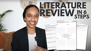 How to write a literature review FAST  EASY stepbystep guide [upl. by Farlie]