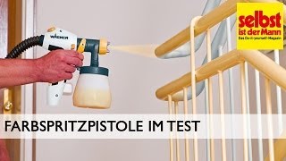 Farbspritzpistole im Test [upl. by Aleinad]