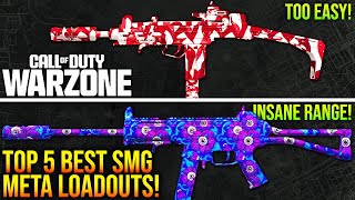 WARZONE New TOP 5 BEST SMG META LOADOUTS After Update WARZONE 3 META [upl. by Eenahc877]