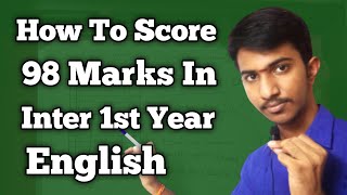 How To Score 98 Marks In Inter First Year English  How to get good marks in inter 1st year English [upl. by Acisey]