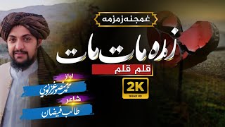 زړه مي مات مات قلم قلم  غمجنه زمزمه  آواز قاري منصور غزنوي Pashto sad nazam  mansoor Ghaznavi [upl. by Akayas]