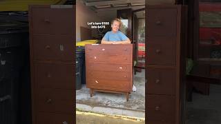 Easy MCM Dresser Restoration for a Profit furniturerestoration woodworking furnitureflipping [upl. by Annyl]