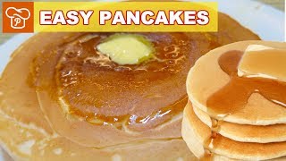 How to Make Easy Pancakes  Pinoy Easy Recipes [upl. by Saalocin]