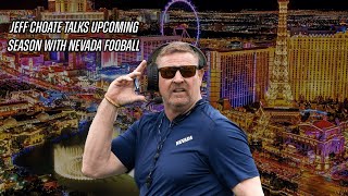 Nevada football head coach Jeff Choate talks upcoming season from the Mountain West Media Days [upl. by Nelleh450]