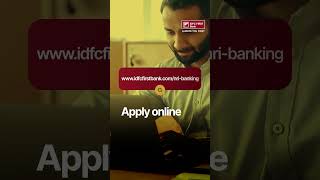 Open An NRENRO Account Easily With IDFC FIRST Bank [upl. by Marbut]