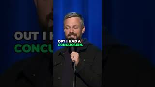 concussions in life 😂 Nate Bargatze natebargatze SNL GeorgeWashington StandUp GolfWithWife [upl. by Abby]