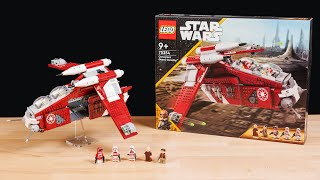 LEGO Star Wars Coruscant Guard Gunship REVIEW  Set 75354 [upl. by Notserp769]