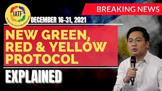 🛑LATEST PROTOCOL FROM DEC 16 EXPLAINED  GREEN YELLOW AND RED PROTOCOL  UPDATED LIST OF COUNTRIES [upl. by Notsirk43]