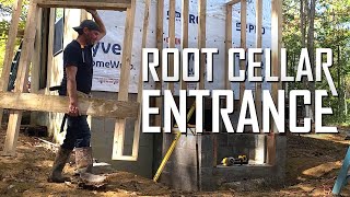 Root cellar entrance framing  E145 [upl. by Namaj]