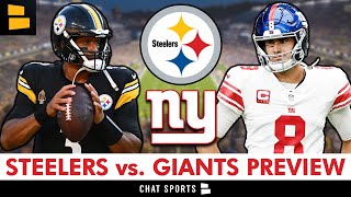 Steelers vs Giants Week 8 Preview Keys To Victory amp Score Prediction  Another Tomlin Trap Game [upl. by Jorrie]