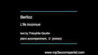 Berlioz LIle inconnue  Piano Accompaniment [upl. by Willetta]