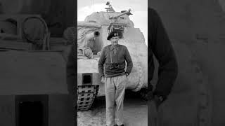 British General Bernard Montgomery stands behind the M3 Lee medium tank in North Africaytshort [upl. by Chasse]