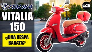 Italika VITALIA 150 🇲🇽  ESTILO RETRO y BAJO COSTO  Reseña 2023 [upl. by Lauralee]