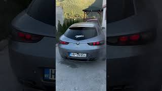 Straight Piped Alfa Romeo Brera Warming Up [upl. by Mada33]