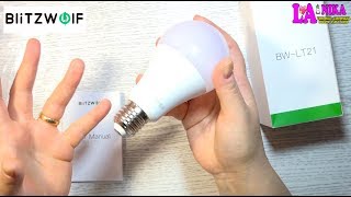 RECENSIONE LAMPADINE SMART INTELLIGENTI WIFI LED RGB COLLABORAZIONE BLITZWOLF By Nika [upl. by Muns]