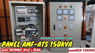 REVIEW PRODUK DAN TEST FUNGSI PANEL AMF ATS 150KVA [upl. by Williamson]