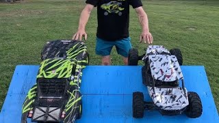 ARRMA MOJAVE 6S VS ARRMA FIRETEAM 6S BOTH 17 SCALE arrma rccar rcbasher jump rc foryou fyp [upl. by Elad]