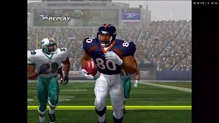 Retro Gaming NFL Blitz Pro PlayStation 2 Miami vs Denver [upl. by Ailama]