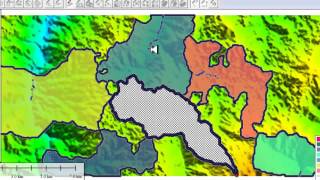 Global mapper Generacion de cuencas hidrograficas Generate Watershed [upl. by Etrem429]