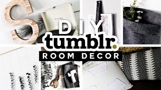 DIY Tumblr Room Decor Ideas for 2017 💡 ✂️ 🔨 Minimal amp Affordable [upl. by Annal264]