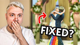 EA allegedly fixed Sims 4 My Wedding Stories [upl. by Candida171]