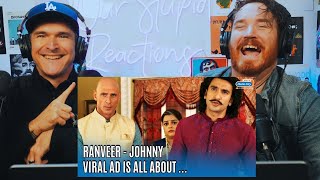 Ranveer Singh And Johnny Sins FUNNY Ad Shoot For Bold Care  REACTION [upl. by Thedric]