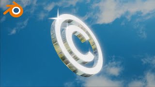 3D Chrome Logo In Blender [upl. by Marek348]