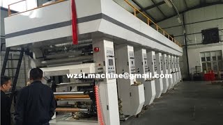 Metallized Film Printing Machine Gravure Printing Machine [upl. by Shaylah863]