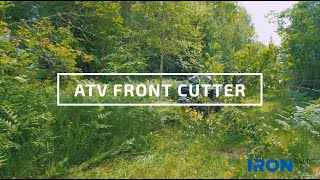 ATV FRONT CUTTER ATV  UTV attachment [upl. by Eeuqram175]