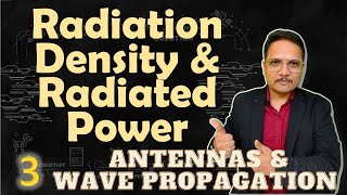 Radiation Density and Radiated Power of Antenna  Antenna Parameters  Engineering Funda [upl. by Seravat]