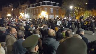 Menin Gate Ypres 111123 Highland Cathedral performed by Ypres Surrey Pipes and Drums [upl. by Bouldon793]